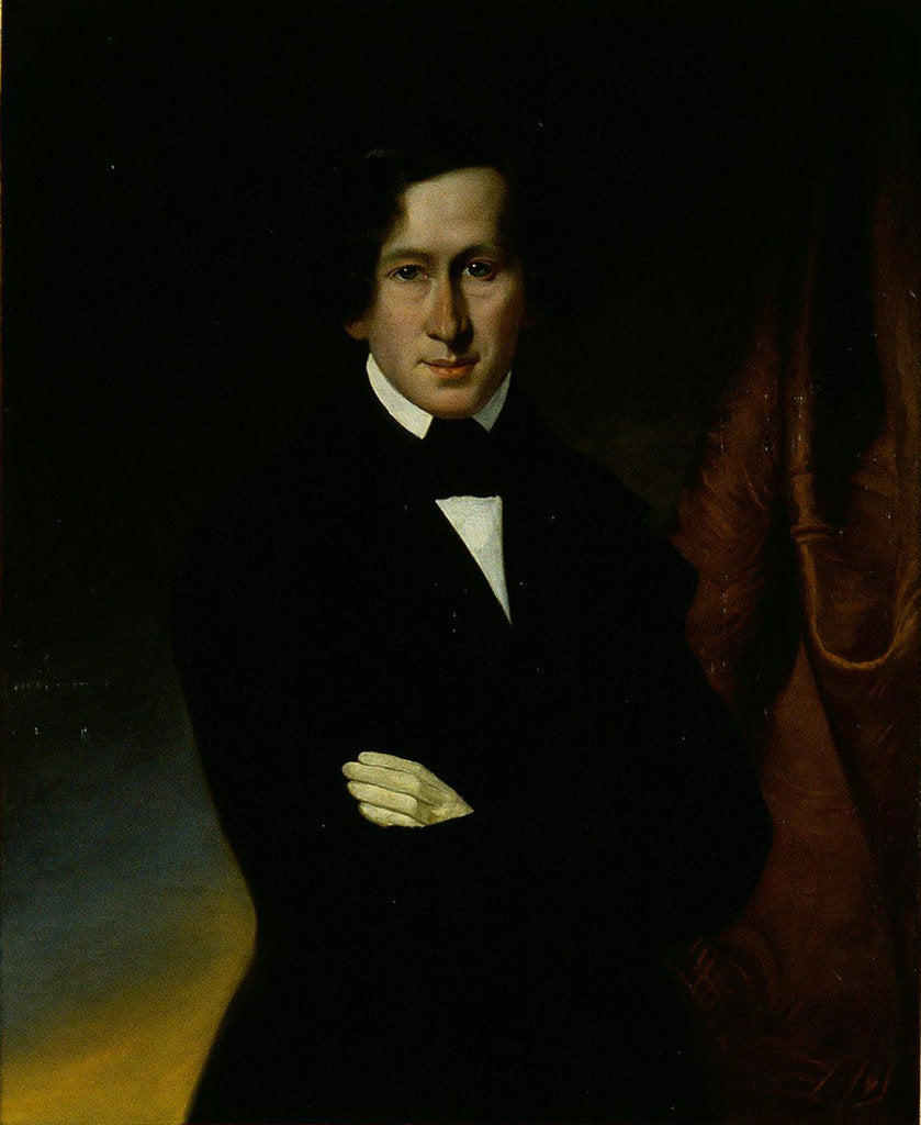Detail of Portrait of the composer Hector Berlioz by Anonymous
