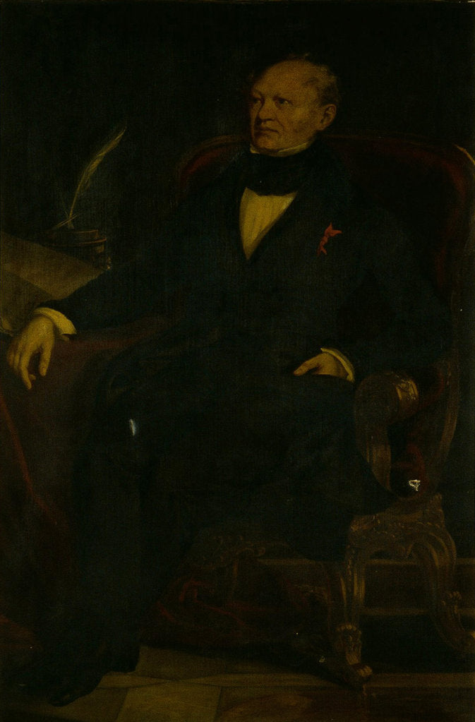 Detail of Portrait of the composer François Antoine Habeneck by Anonymous