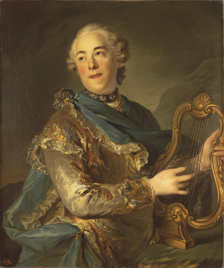 Portrait of the singer and composer Pierre de Jélyotte by Anonymous