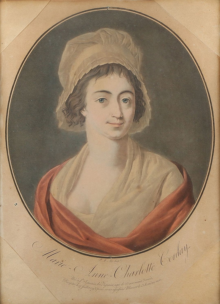 Portrait of Charlotte Corday by Anonymous