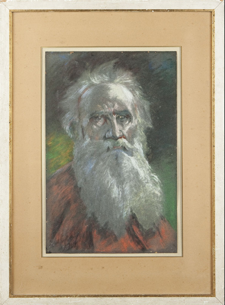 Detail of Portrait of the author Count Lev Nikolayevich Tolstoy by Anonymous