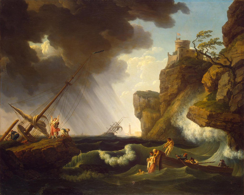 Detail of Shipwreck by Anonymous
