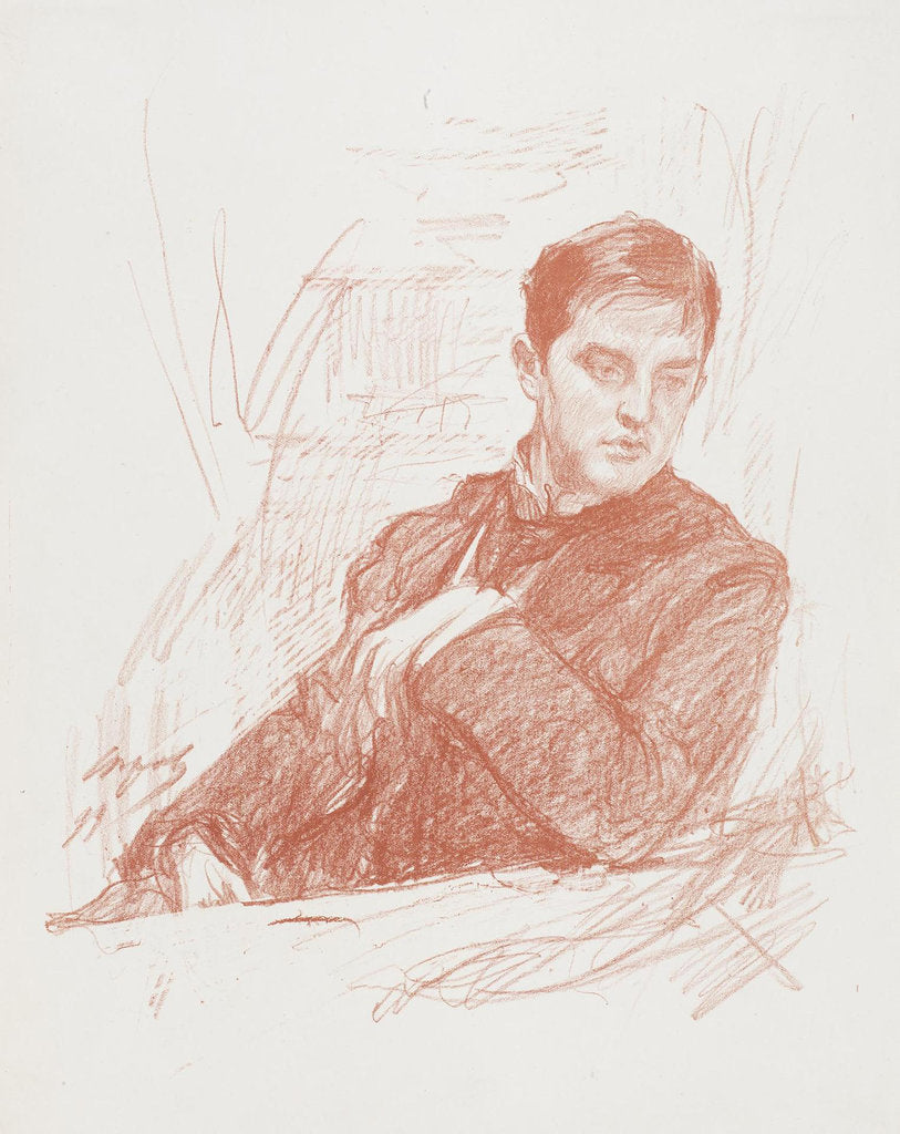 Detail of Portrait of Dmitry Vladimirovich Filosofov by Anonymous