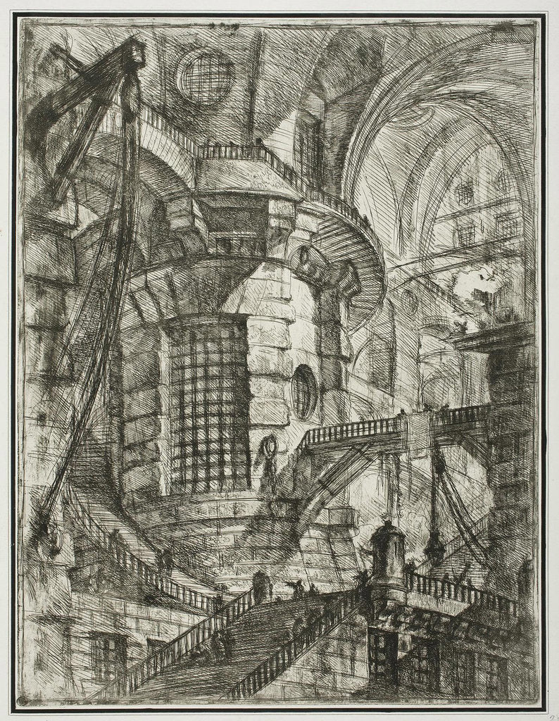 Detail of From the series The Imaginary Prisons (Le Carceri dInvenzione) by Anonymous