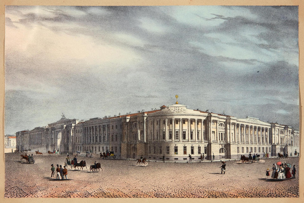 Detail of The Senate and Synod Buildings in Saint Petersburg by Anonymous