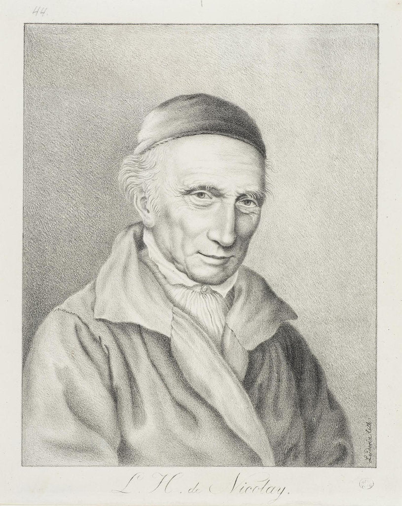 Detail of Portrait of Ludwig Heinrich von Nicolai by Anonymous