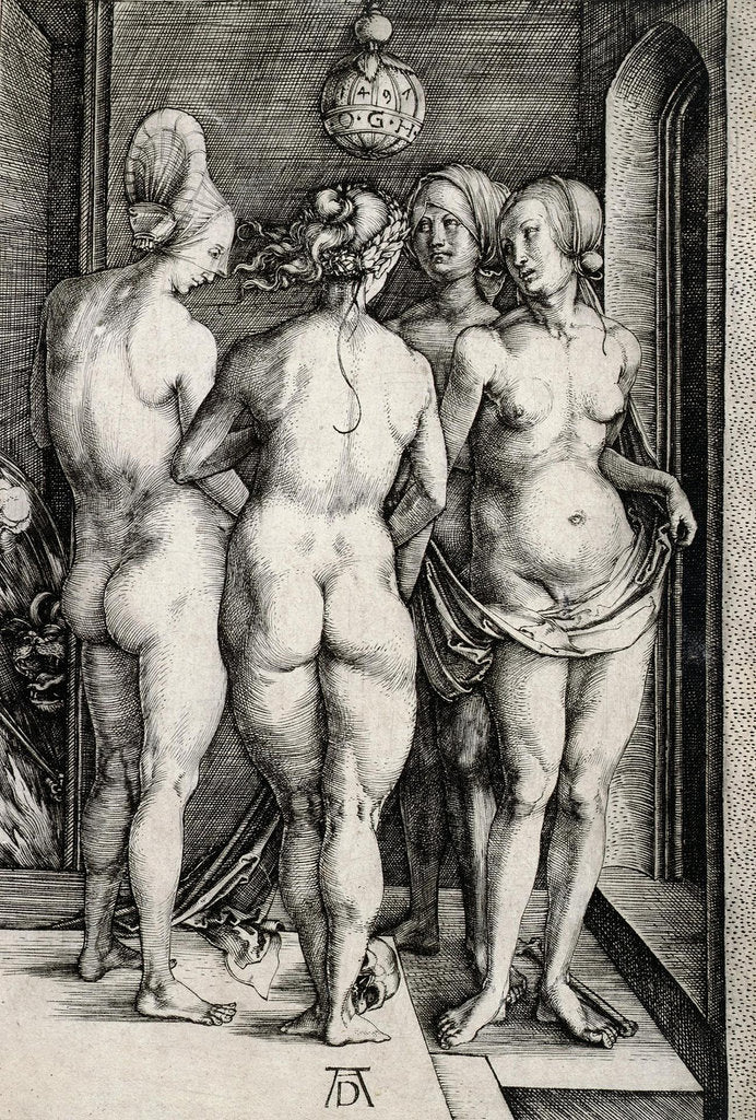 Detail of Four Witches by Anonymous