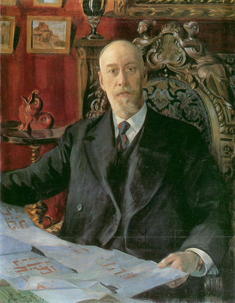 Detail of Portrait of Nikolai Karlovich von Meck by Anonymous