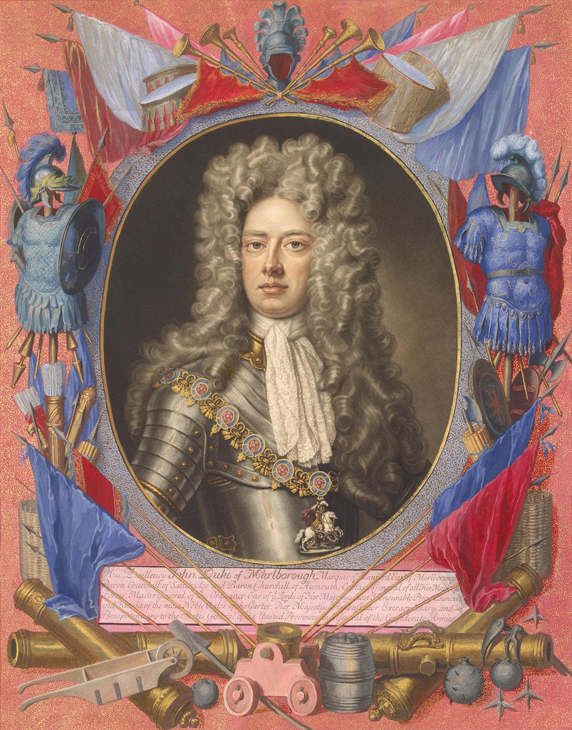 Detail of Portrait of John Churchill, 1st Duke of Marlborough by Anonymous