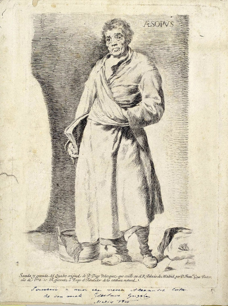 Detail of Aesop by Anonymous