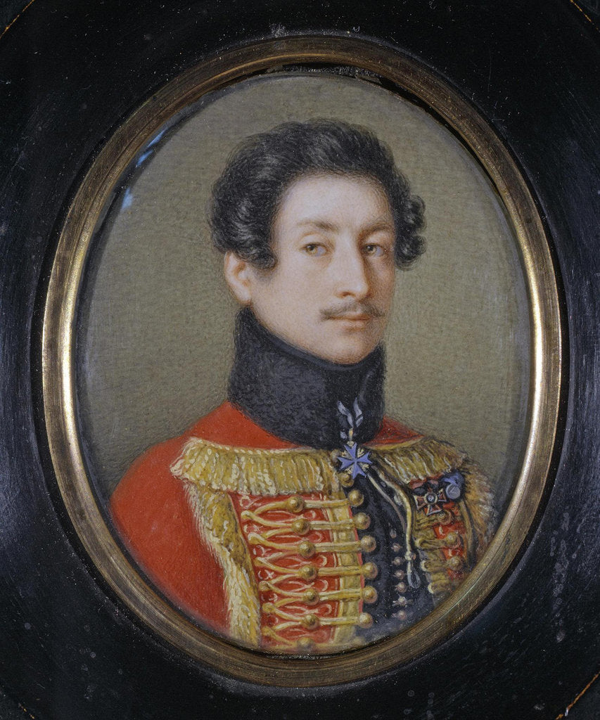 Detail of Portrait of Nikolai Logginovich Mounsey by Anonymous