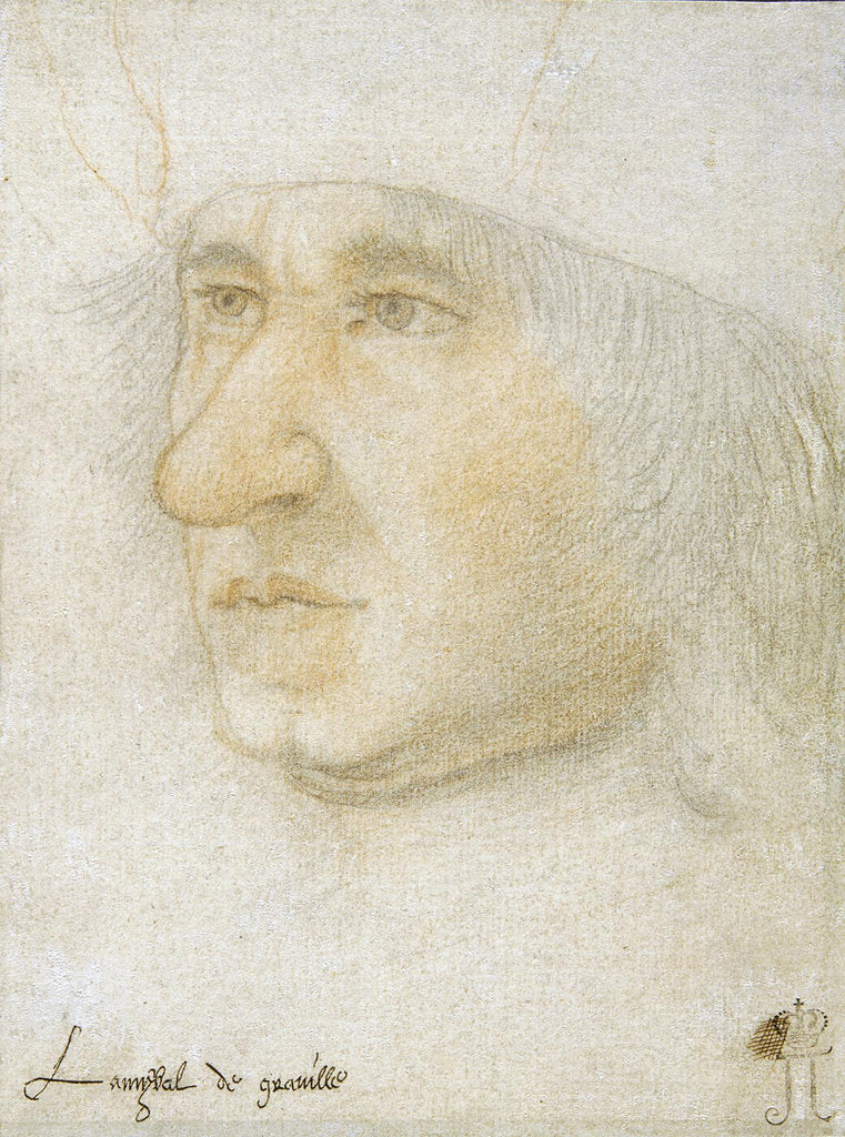 Detail of Portrait of Louis Malet de Graville, Admiral of France by Anonymous