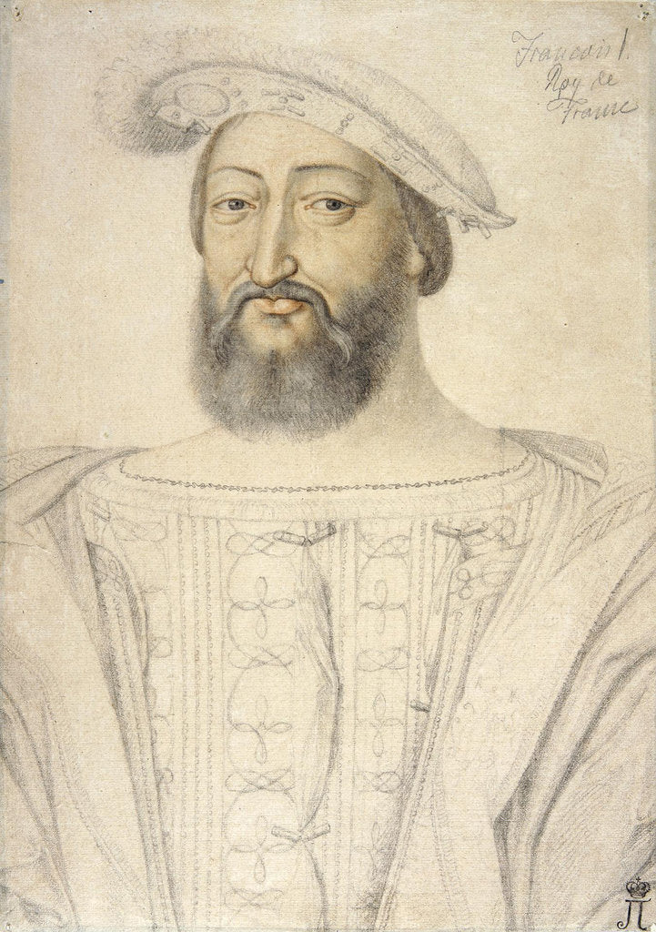 Detail of Portrait of Francis I, King of France by Anonymous