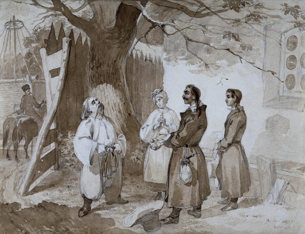 Detail of Illustration for Story Taras Bulba by N. Gogol by Anonymous