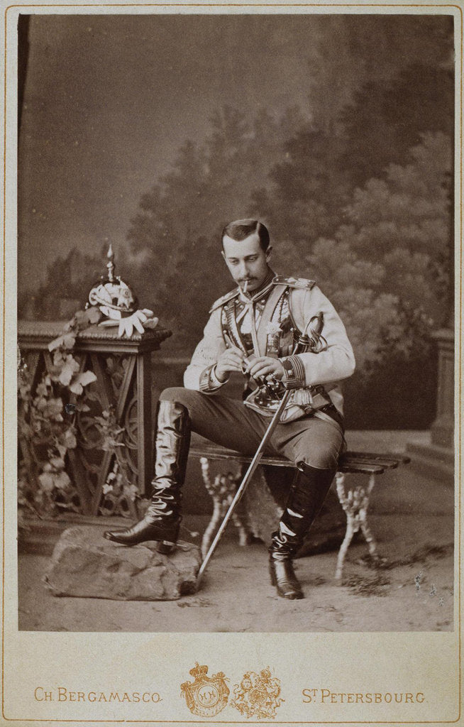 Detail of Portrait of Grand Duke Sergei Maximilianovich of Leuchtenberg by Anonymous
