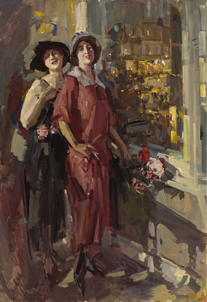 Detail of At the Window by Anonymous