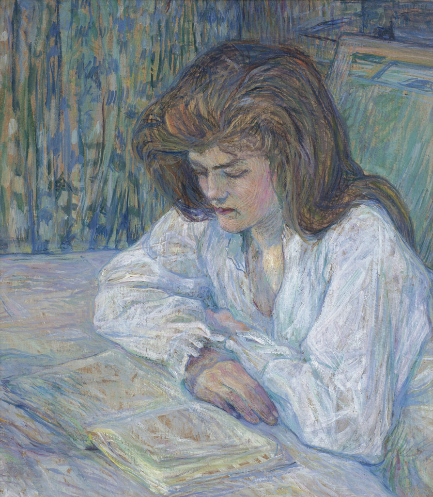 Detail of The Reader by Anonymous