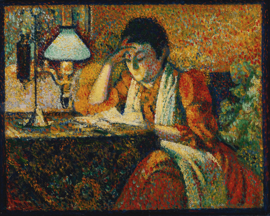Detail of The Reader by Anonymous