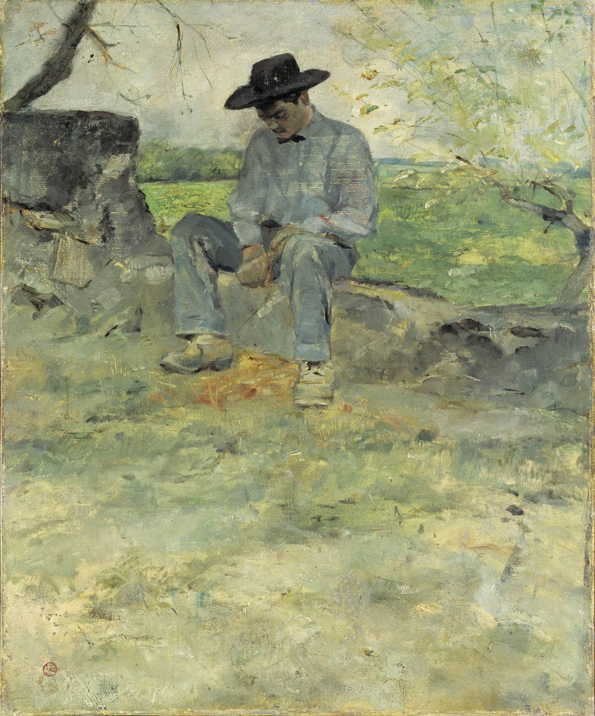 Detail of Young Routy in Céleyran by Anonymous