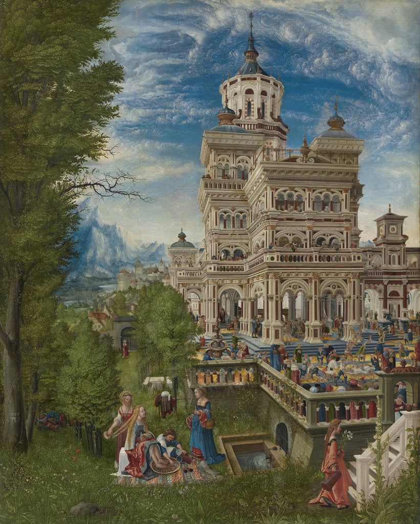 Detail of Susanna and the Elders by Anonymous