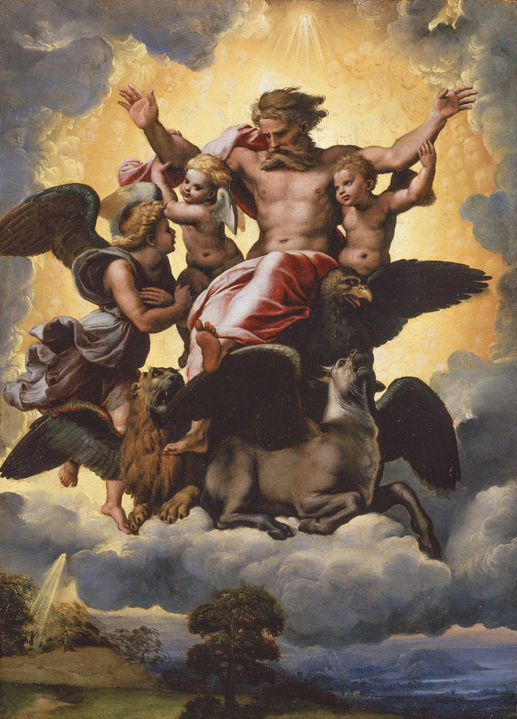 Detail of The Vision of Ezekiel by Anonymous
