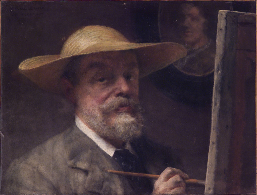 Detail of Self-portrait by Anonymous