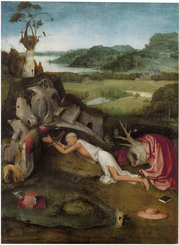 Detail of Saint Jerome in the Wilderness by Anonymous