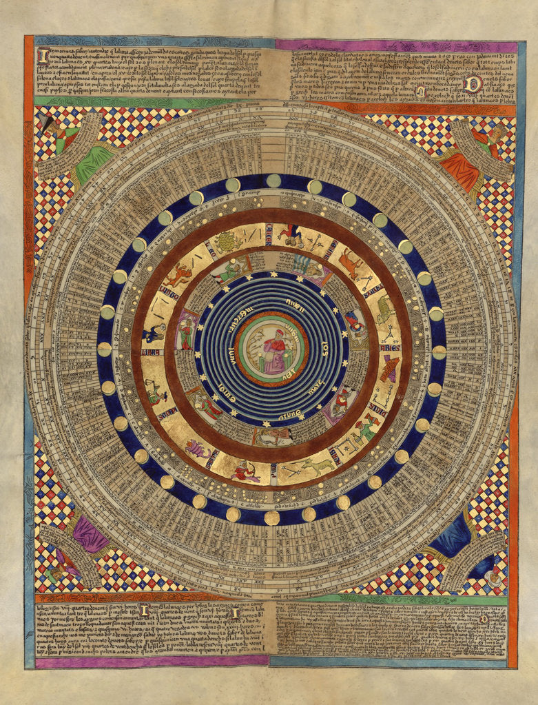 Detail of Mapamundi. Calendar by Anonymous