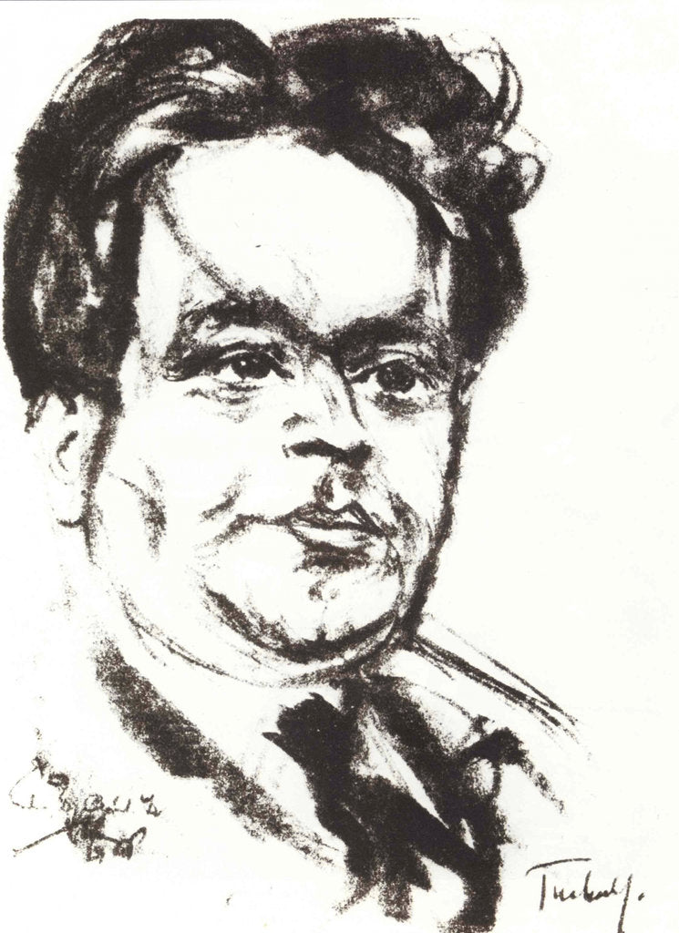 Detail of Portrait of Kurt Tucholsky by Anonymous