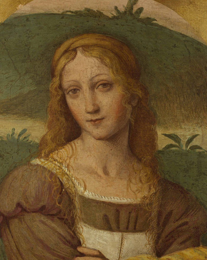 Detail of Female figure by Anonymous