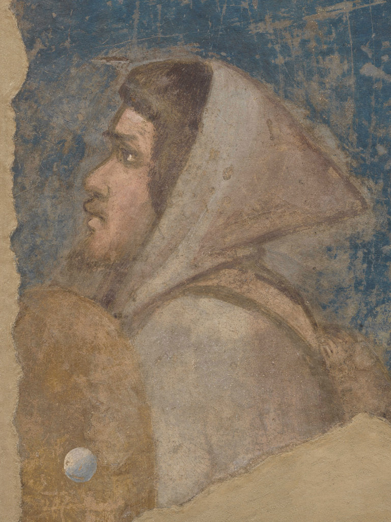 Detail of The Shepherds Head. Joachim among the shepherds by Anonymous