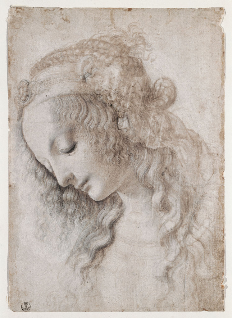 Detail of Study Of Female Face by Anonymous