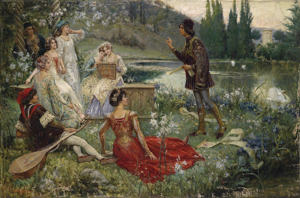 Detail of The Decameron by Anonymous