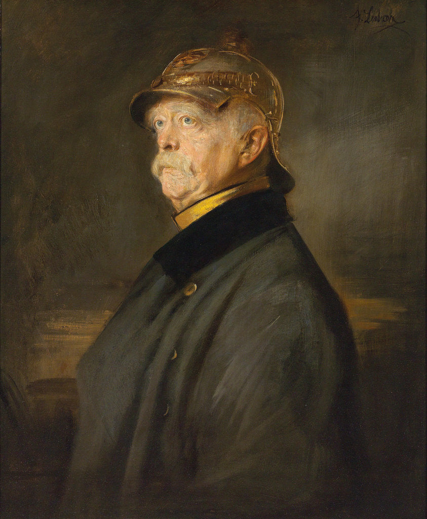 Detail of Portrait of Otto von Bismarck by Anonymous