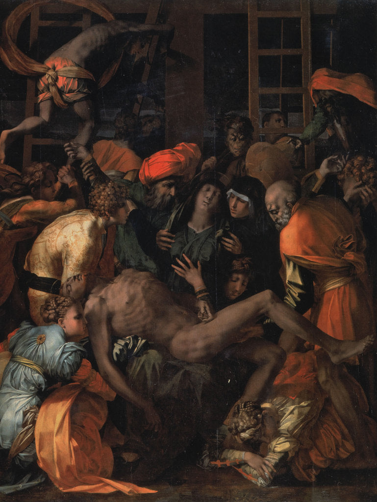 Detail of The Descent from the Cross by Anonymous