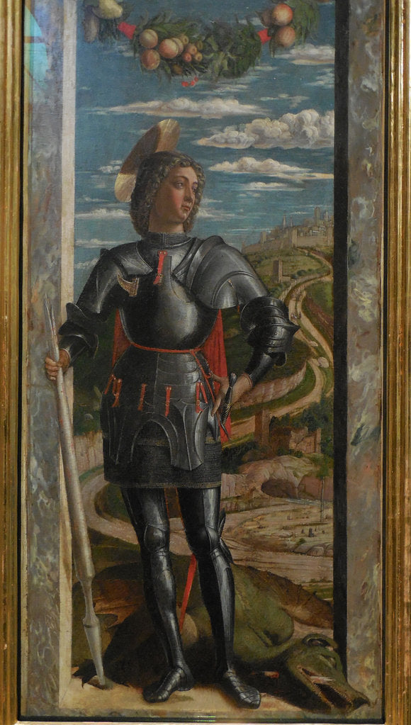 Detail of Saint George by Anonymous