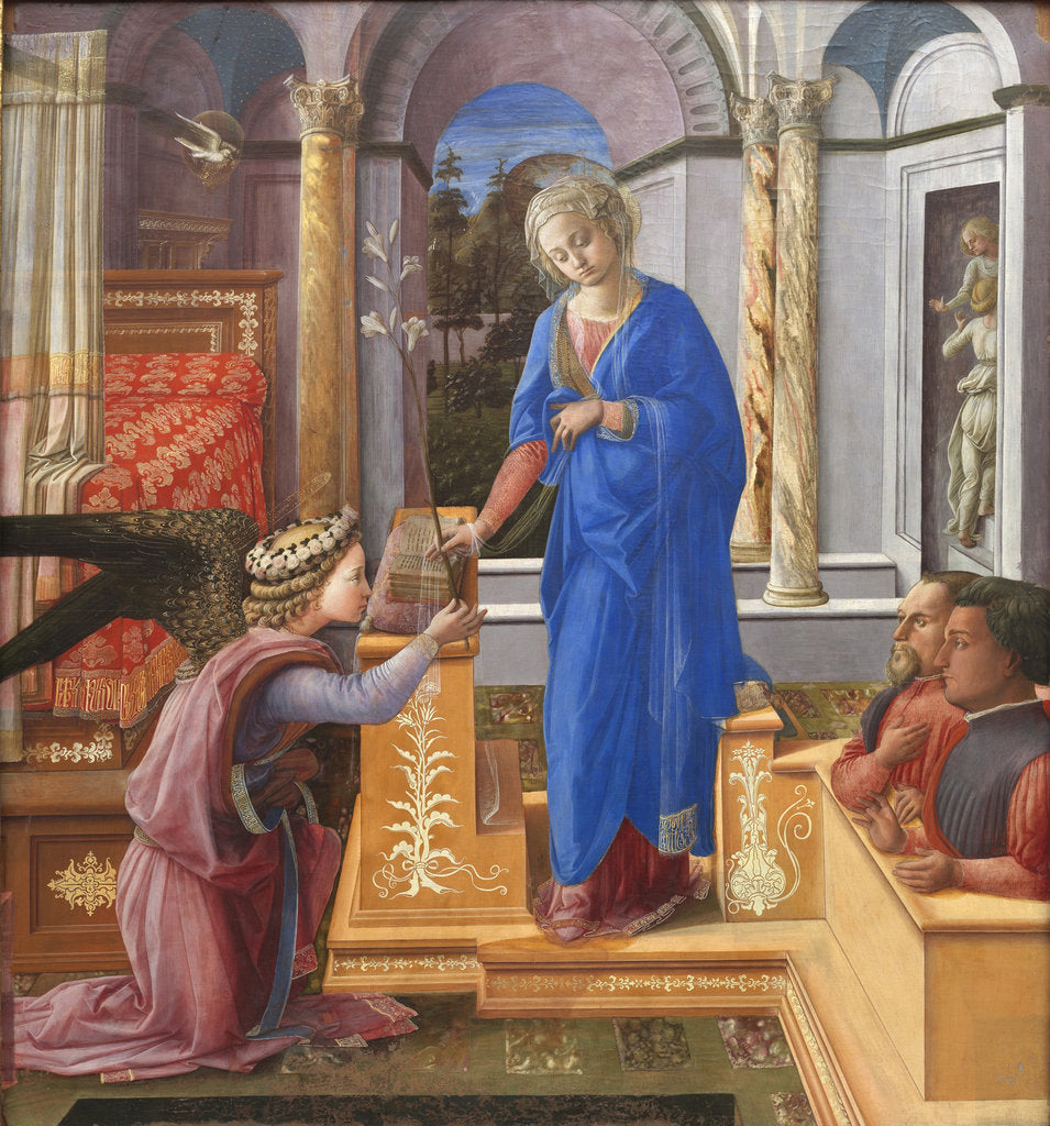 Detail of The Annunciation by Anonymous