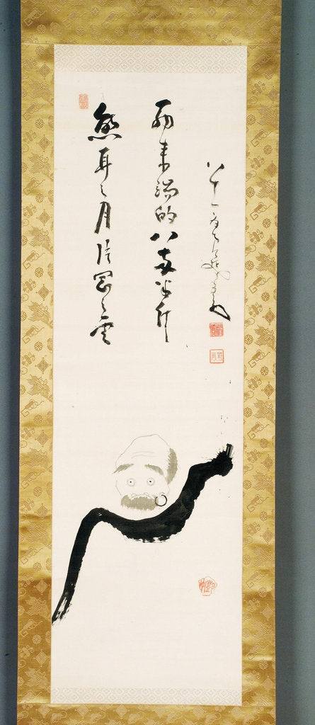 Detail of Daruma (Bodhidharma) by Anonymous