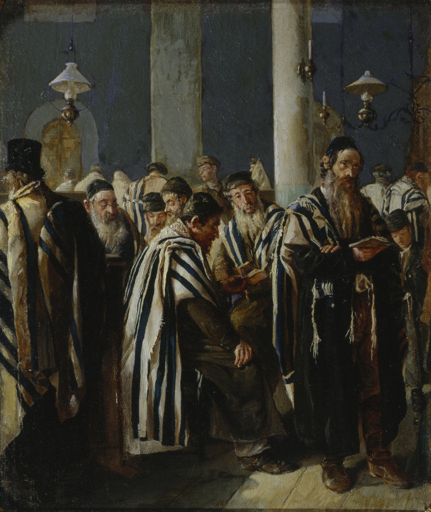 Detail of Shabbat Prayer by Anonymous