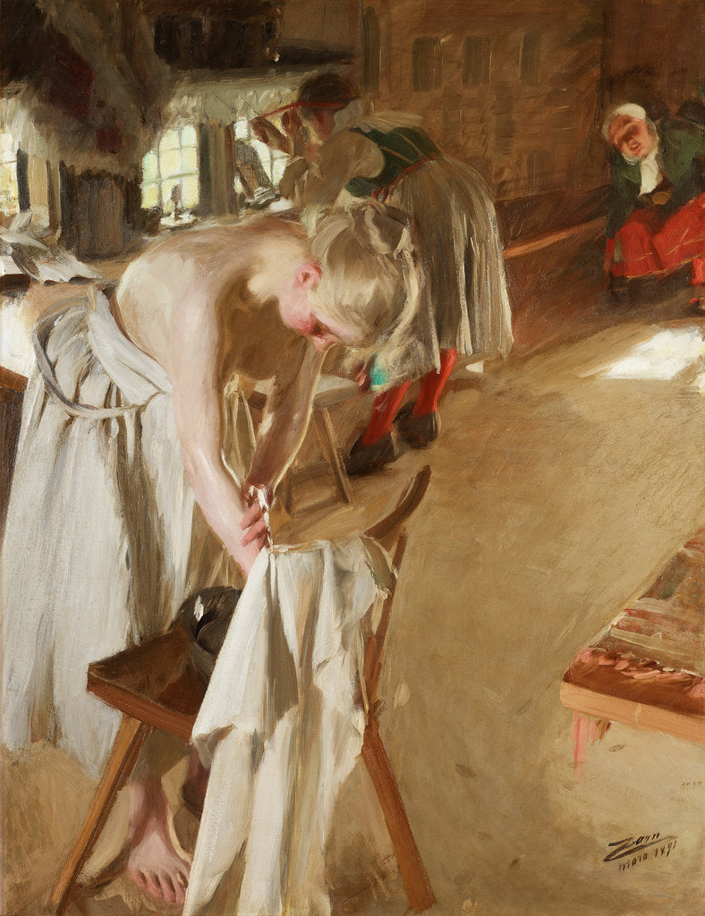 Detail of Sunday morning by Anonymous