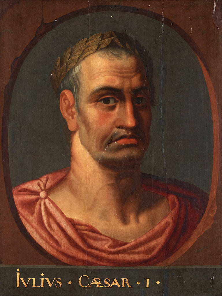 Detail of Emperor Julius Caesar by Anonymous
