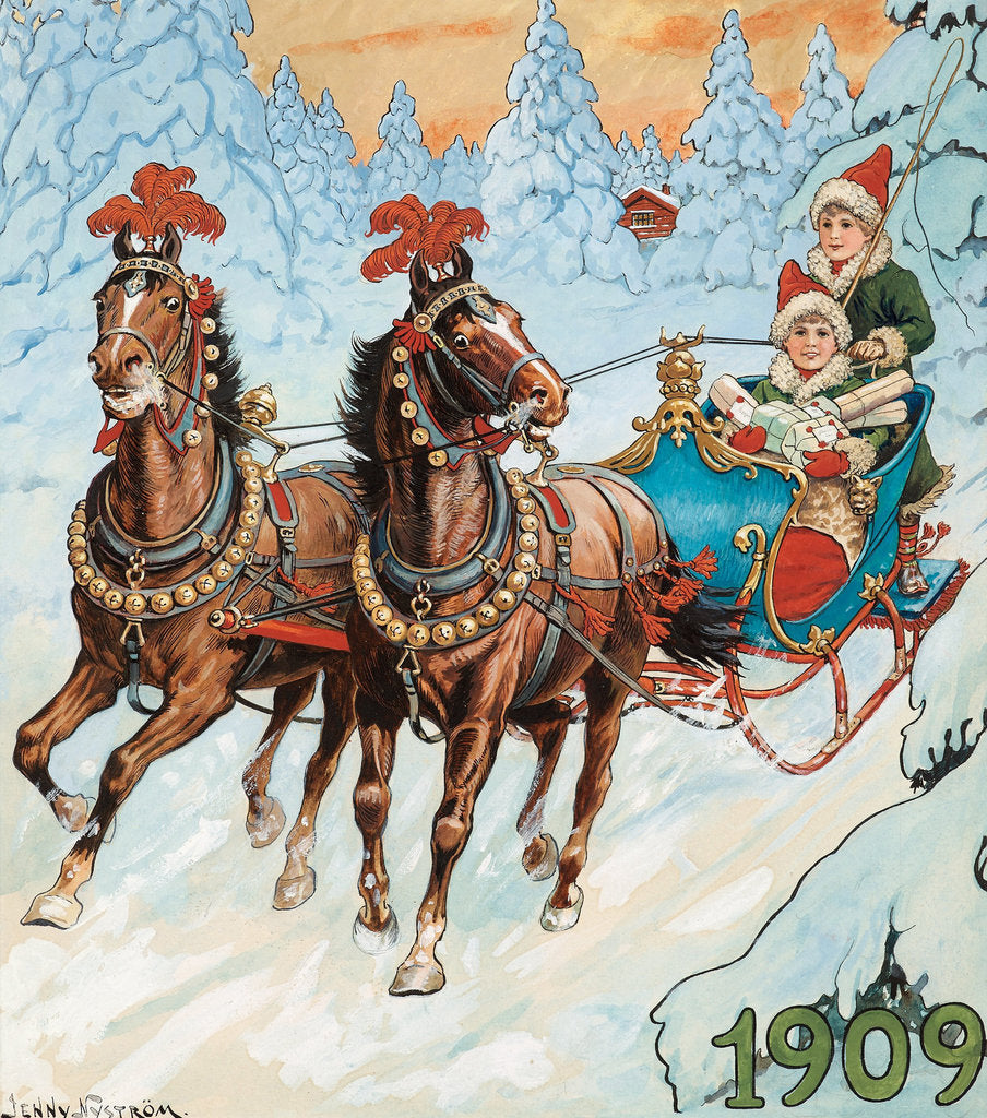 Detail of A Merry Christmas! by Anonymous
