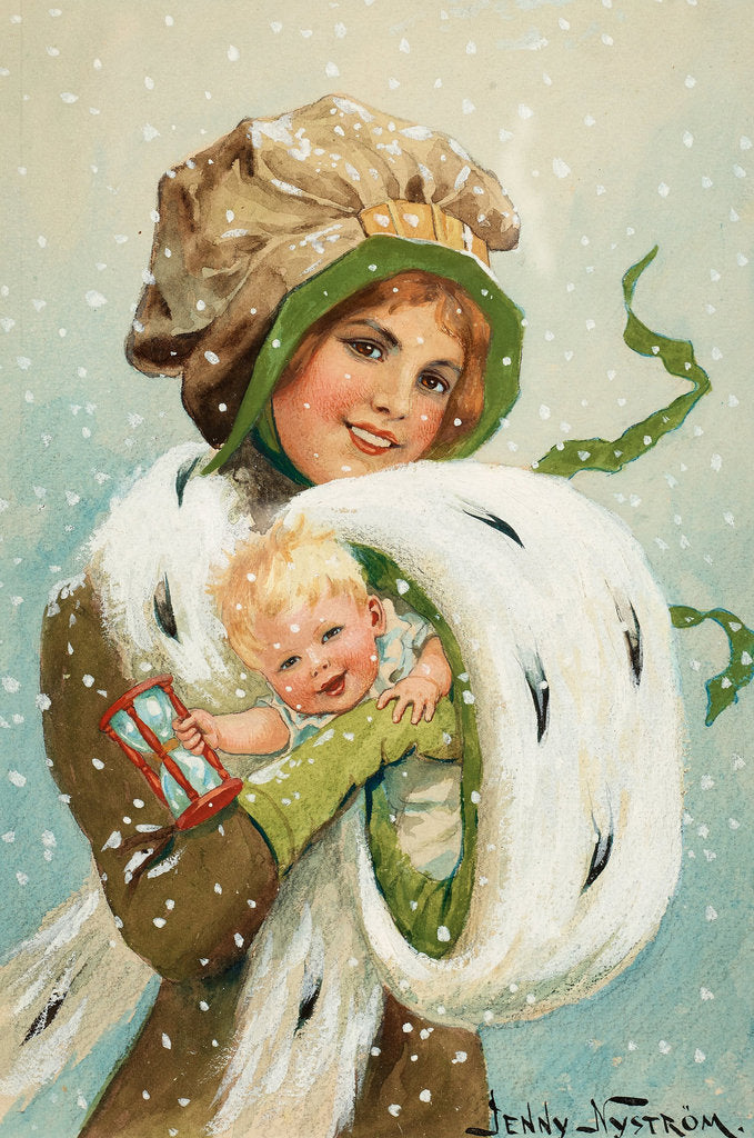Detail of New Year Card by Anonymous
