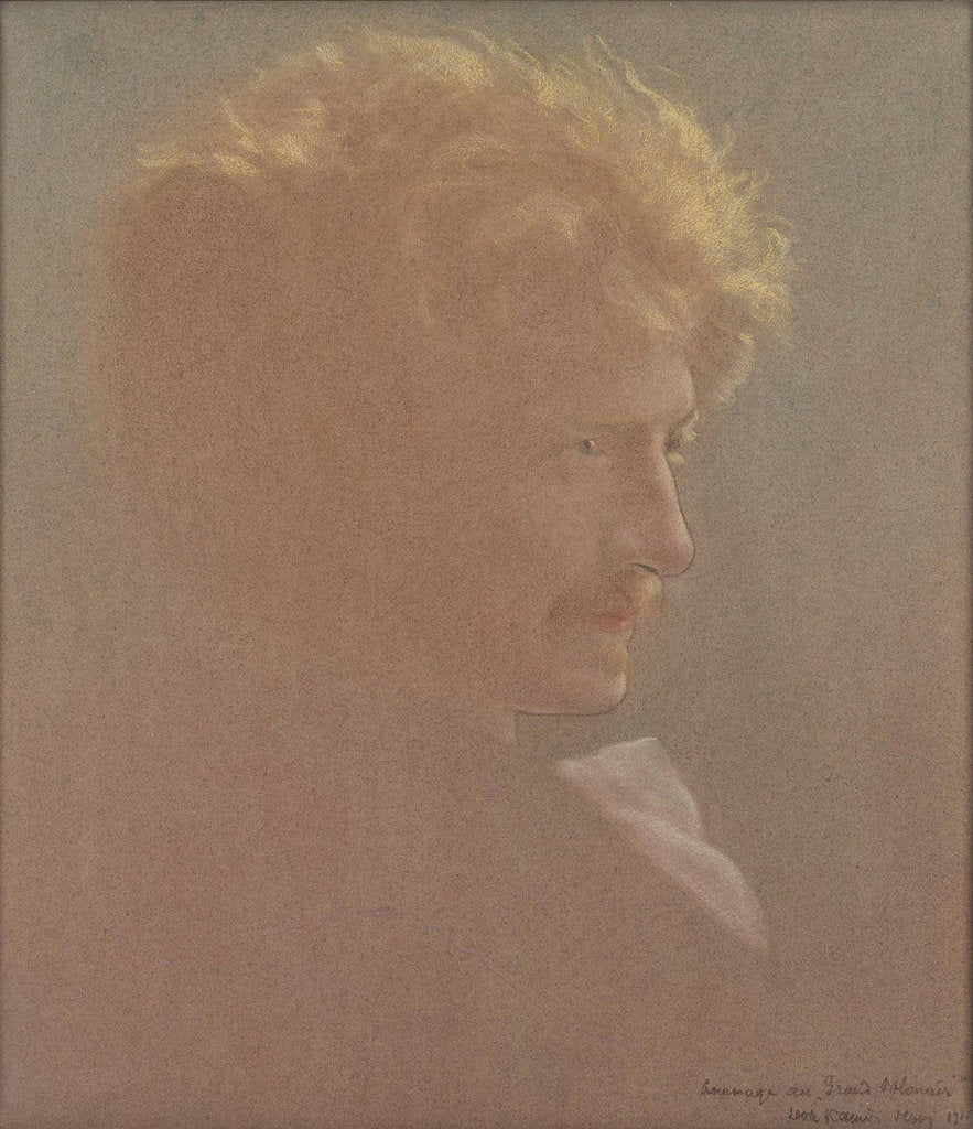 Detail of Portrait of Ignacy Jan Paderewski (Hommage au Grand Polonais) by Anonymous