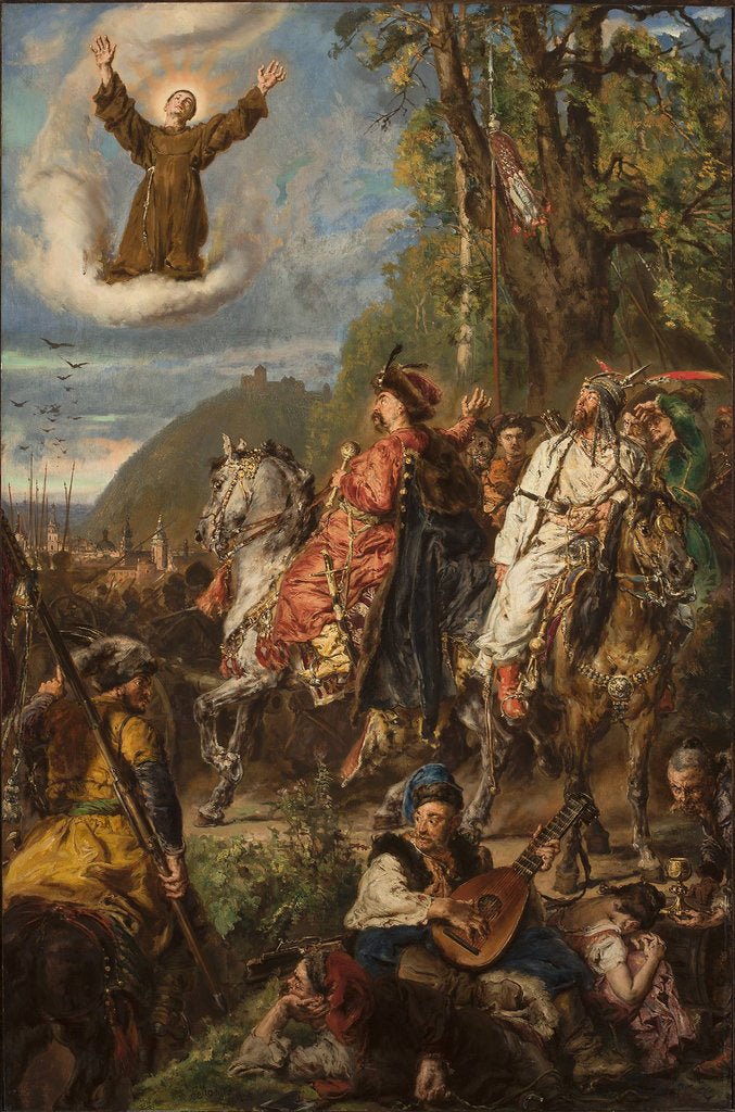 Detail of Bohdan Khmelnytsky with Tuhay Bey at Lviv by Anonymous