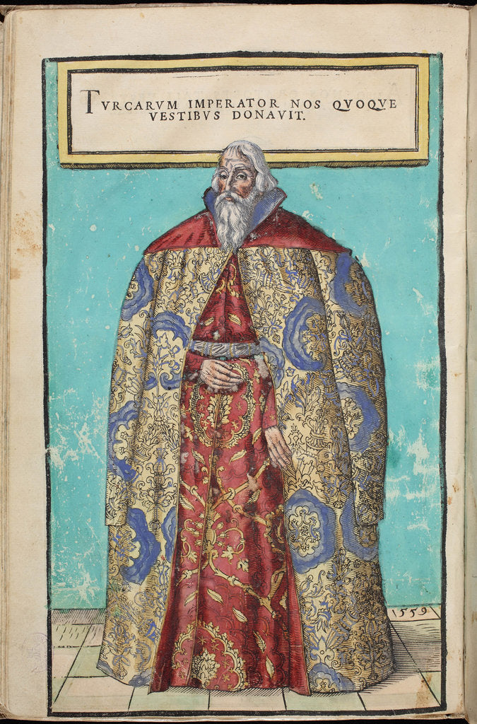 Detail of Portrait of Baron Sigmund von Herberstein, Ambassador in Poland and Russia by Anonymous