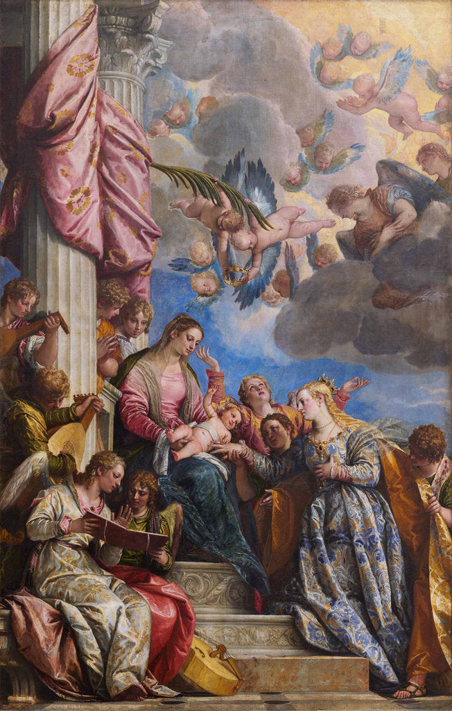 Detail of The Mystical Marriage of Saint Catherine by Anonymous
