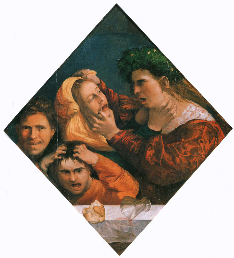 Detail of The quarrel by Anonymous