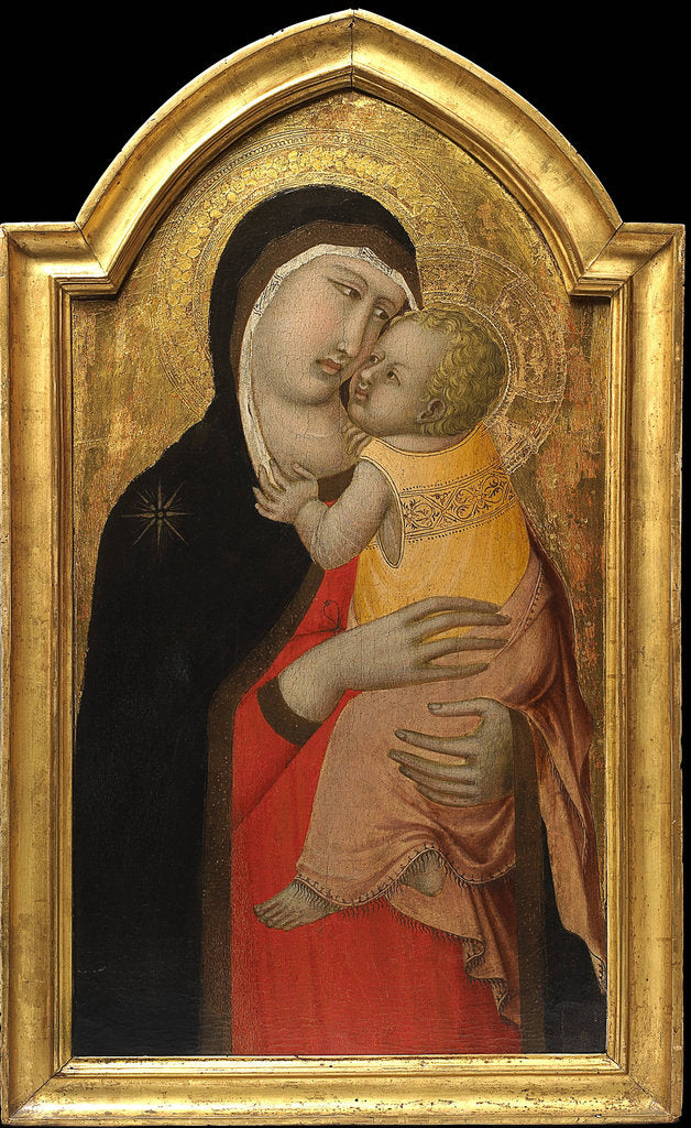 Detail of Virgin and child by Anonymous