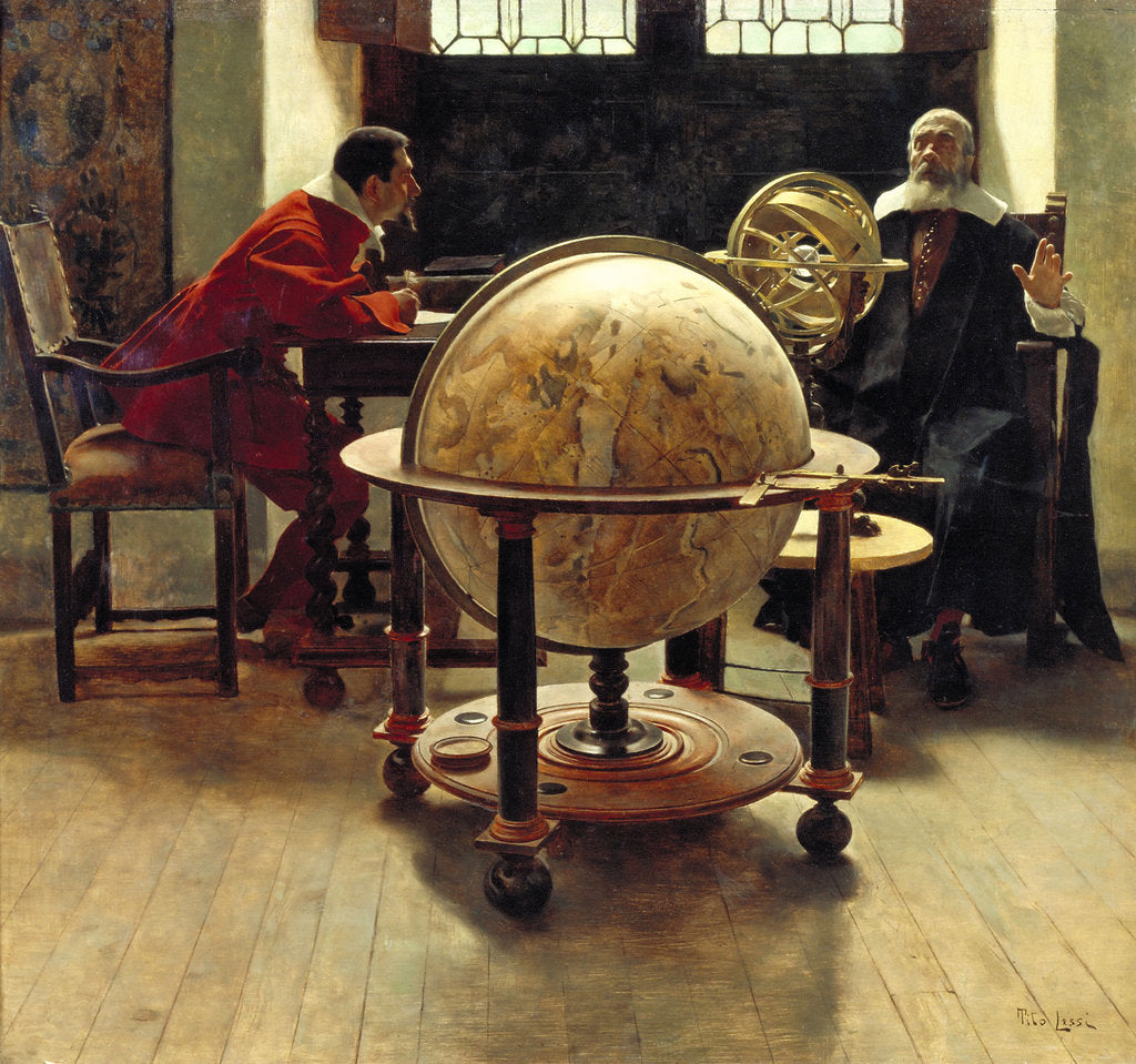 Detail of Galileo and Vincenzo Viviani by Anonymous